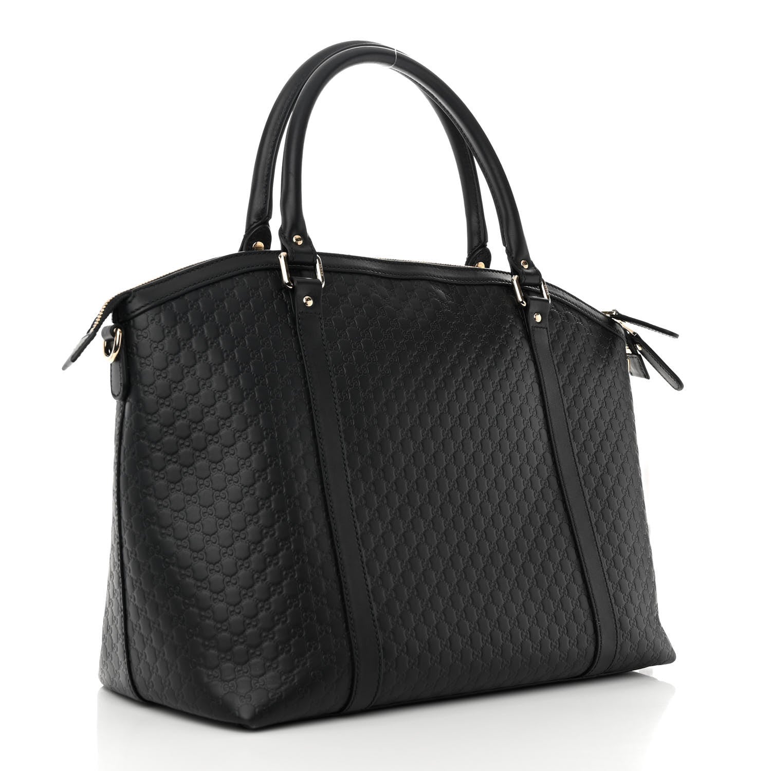 Gucci Soft Microguccissima Large Dome Satchel Black 3 of 10