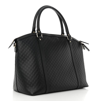 Gucci Soft Microguccissima Large Dome Satchel Black 3 of 10