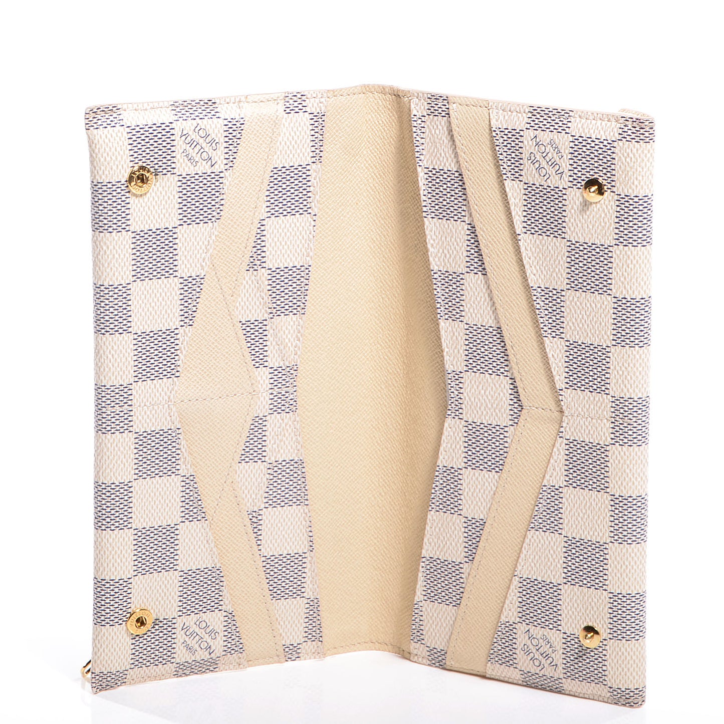 Damier Azur Long Origami Wallet
