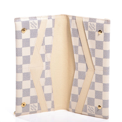 Louis Vuitton Damier Azur Long Origami Wallet 5 of 8