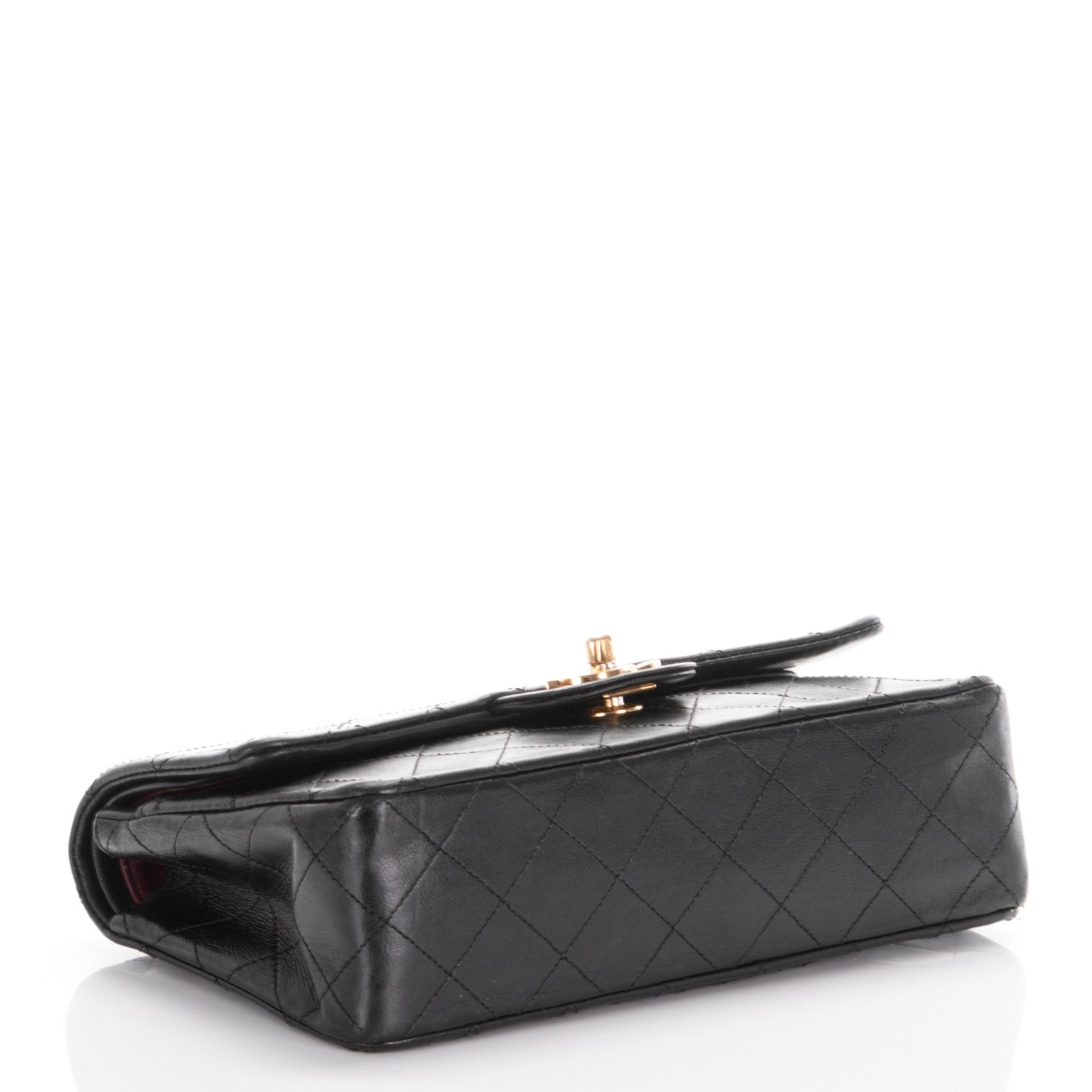 Chanel Lambskin Quilted Small Double Flap Black 4 of 9
