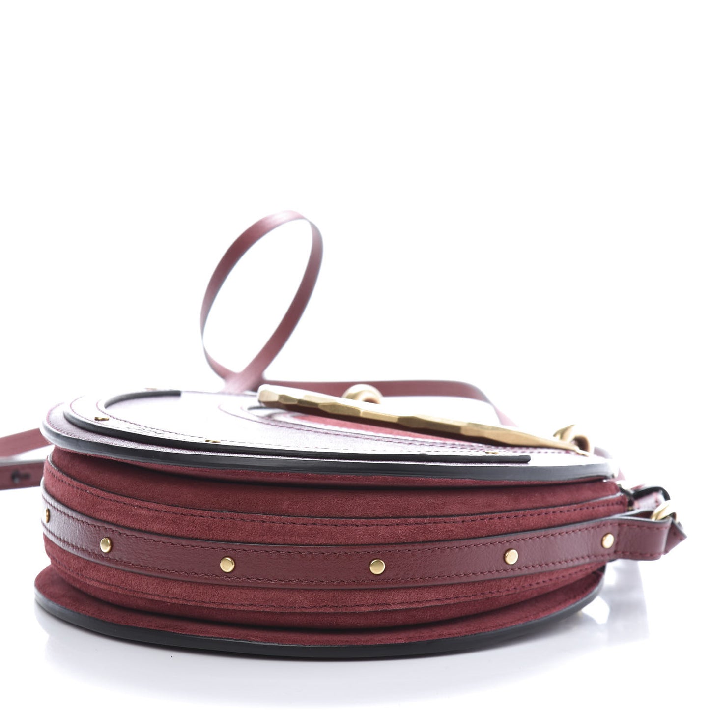Calfskin Suede Small Pixie Bag Sienna Red