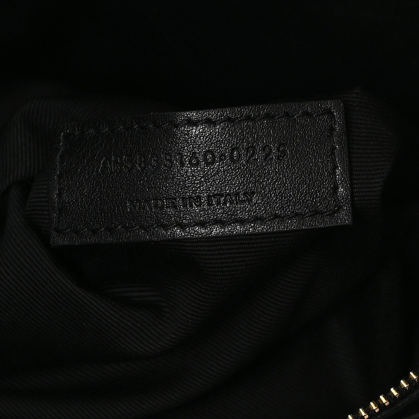 Santorini Lux Calfskin Y Drawstring Tote Black