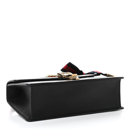 Gucci Calfskin Small Sylvie Shoulder Bag Black 3 of 4