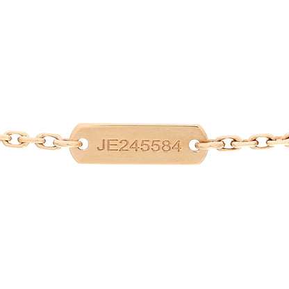 Van Cleef & Arpels 18K Yellow Gold Mother of Pearl Vintage Alhambra Pendant Necklace 4 of 5