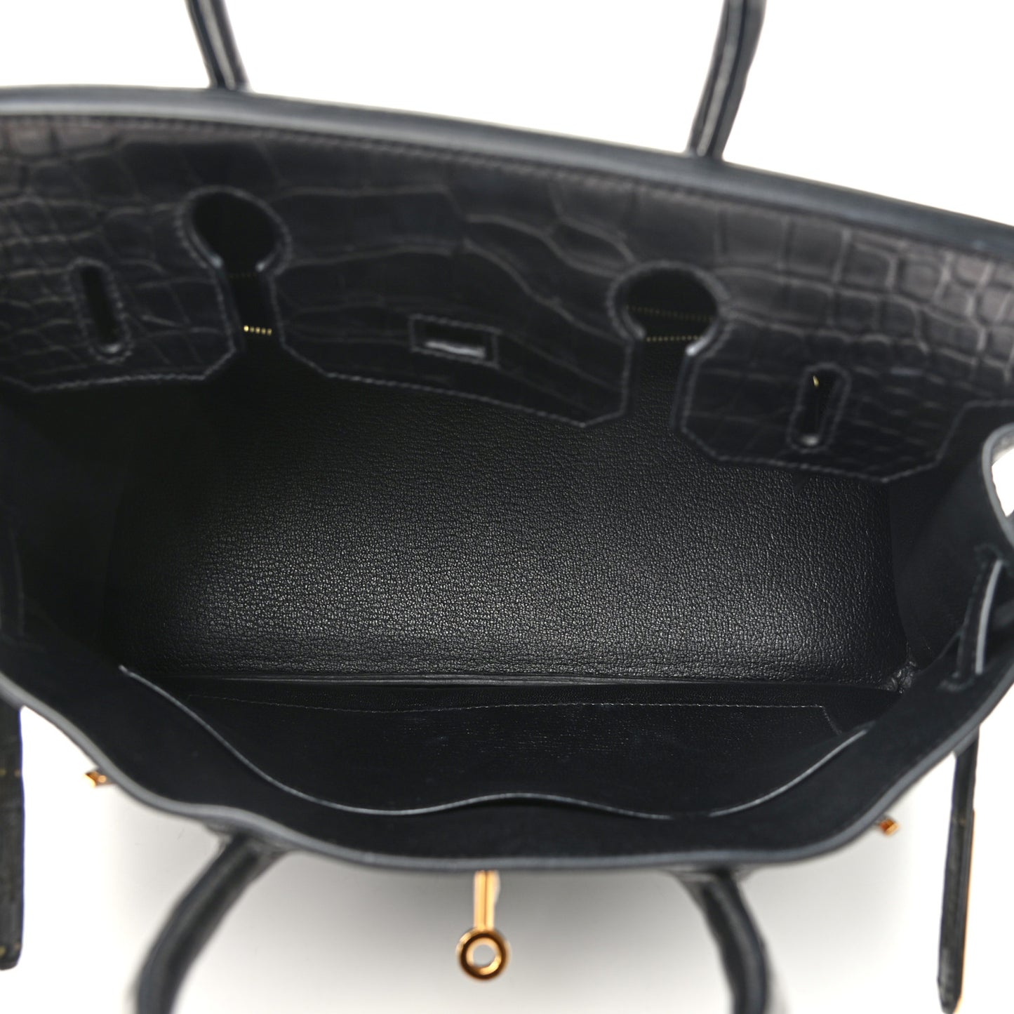 Togo Matte Alligator Birkin Touch 30 Black