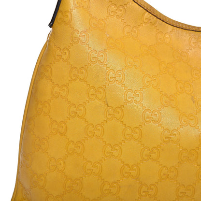 Gucci Guccissima Medium New Britt Hobo Yellow 9 of 26