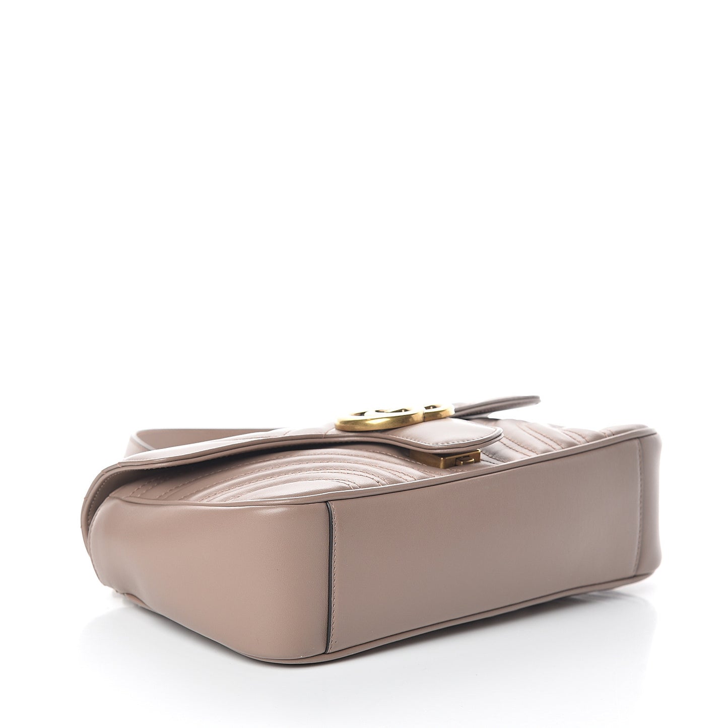 Calfskin Matelasse Small GG Marmont Shoulder Bag Porcelain Rose