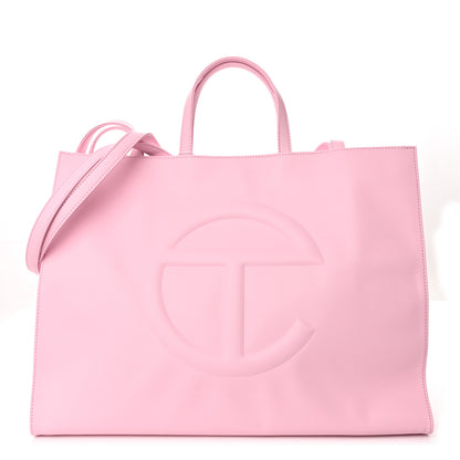 Telfar Vegan Leather Large Shopping Bag Bubblegum 1 of 9