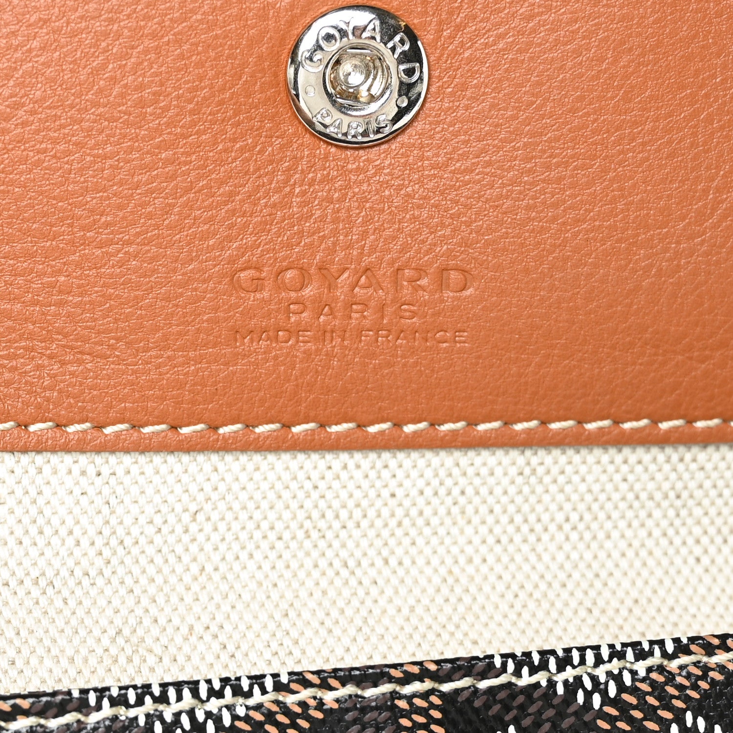 Goyard Goyardine Reversible Anjou GM Black Gold 8 of 16