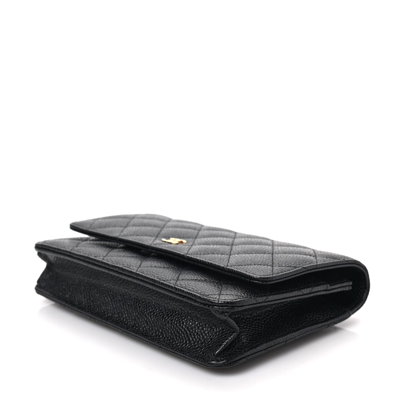 Chanel Caviar Quilted Wallet on Chain WOC Black 7 of 7