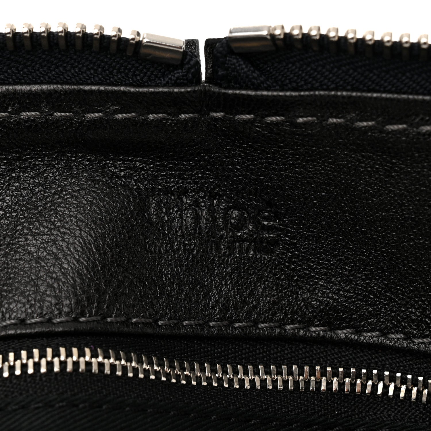 Chloe Calfskin Medium Paddington Capsule Satchel Bleu Nuit 6 of 11