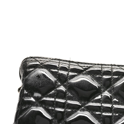 Christian Dior Patent Cannage Large Lady Dior Black 12 of 13