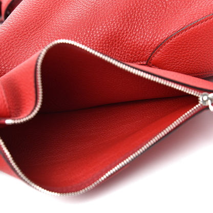 Gucci Soft Grained Calfskin Large Jackie Hobo Hibiscus Red 9 of 12