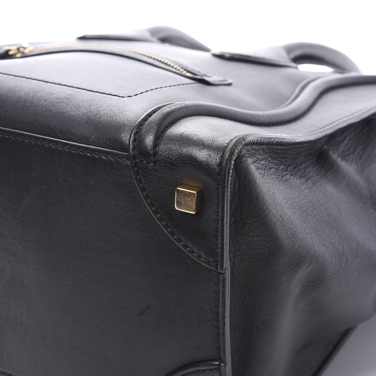 Smooth Calfskin Mini Luggage Black