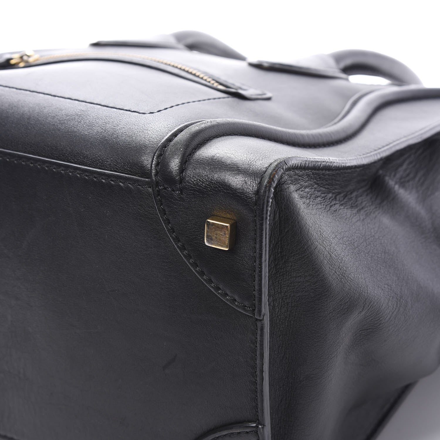 Celine Smooth Calfskin Mini Luggage Black 9 of 12