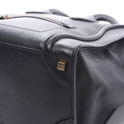 Celine Smooth Calfskin Mini Luggage Black 9 of 12