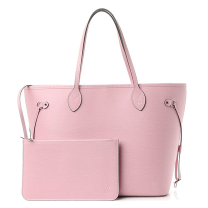 Louis Vuitton Epi Neverfull MM Rose Ballerine 1 of 13