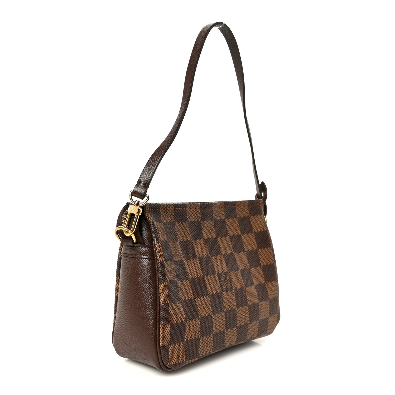 バッグ LOUIS VUITTON DAMIER EBENE TROUSSE PORCH Louis Vuitton Damier Ebene Trousse Make Up Bag Pochette 1903477