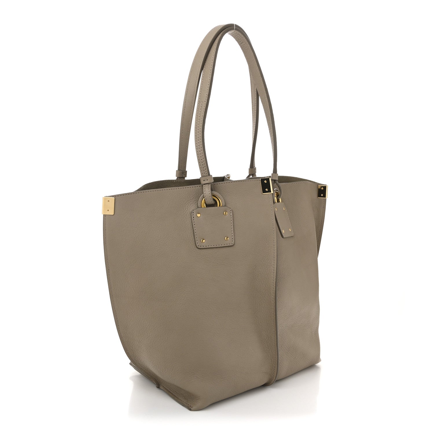 Chloe Smooth Calfskin Medium Vick Tote Motty Grey 4 of 11