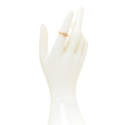 Chopard 18K Yellow Gold Diamond Happy Heart Ring 53 6.25 2 of 5