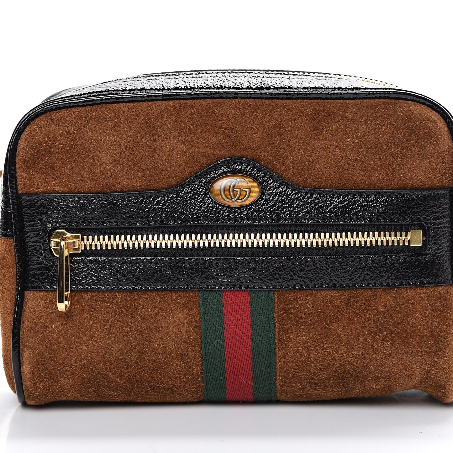Suede Small Ophidia Belt Bag 65 26 Nocciola Black