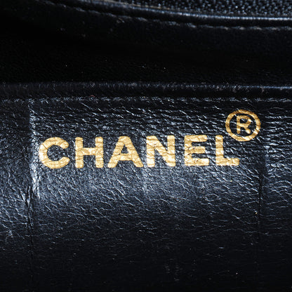 Chanel Caviar Vertical Quilt Jumbo Flap Black 7 of 8