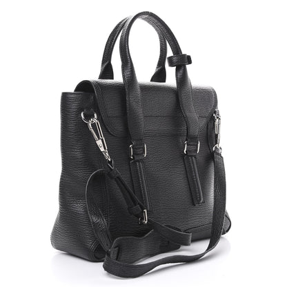 3.1 Phillip Lim 3.1 Textured Calfskin Medium Pashli Satchel Black 4 of 11