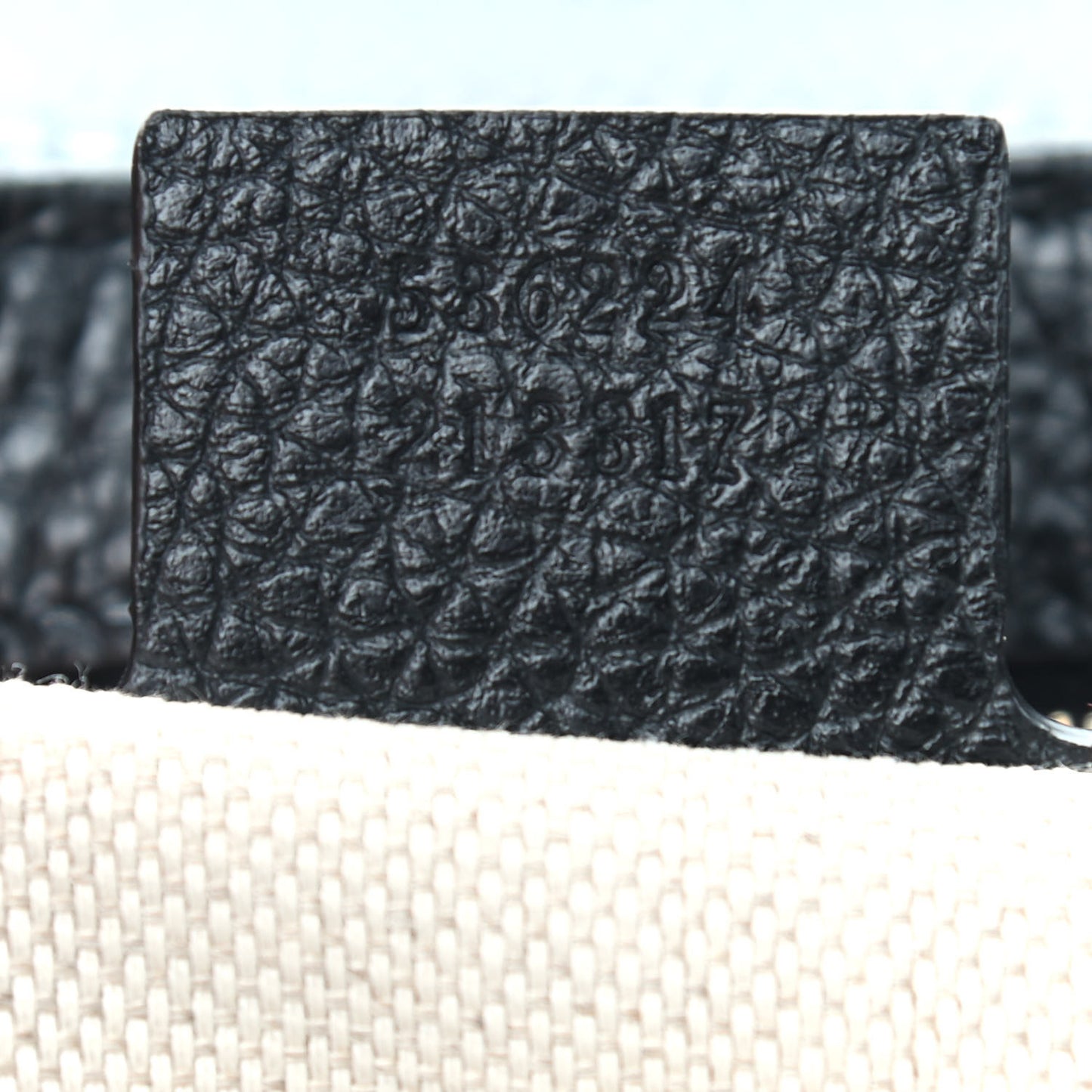 Pebbled Calfskin Medium Soho Flap Crossbody Black