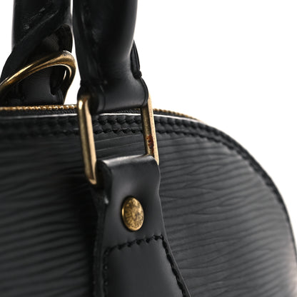 Louis Vuitton Epi Alma PM Black 9 of 9