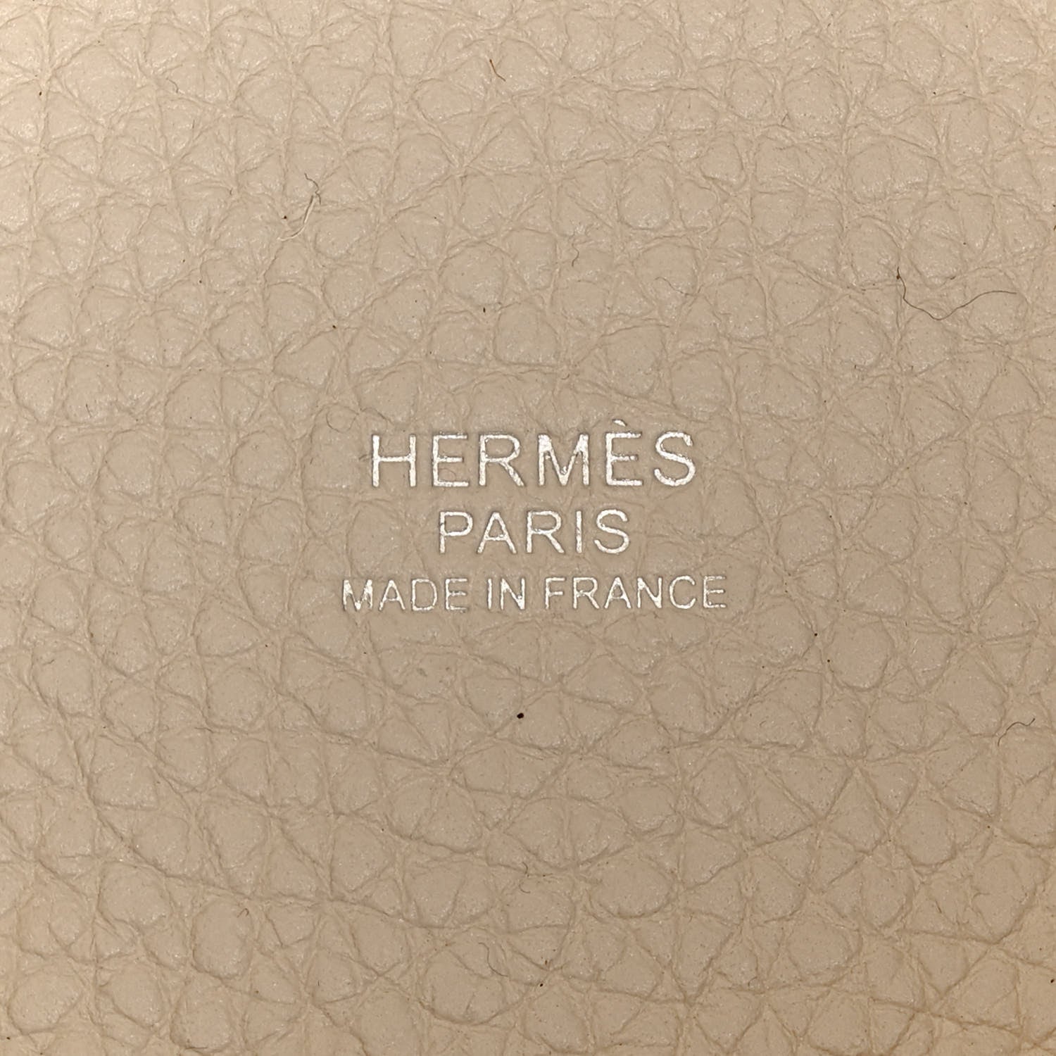 Hermes Taurillon Clemence Picotin Lock 22 MM Beton 6 of 12