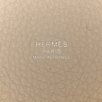 Hermes Taurillon Clemence Picotin Lock 22 MM Beton 6 of 12