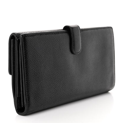 Chanel Caviar Timeless CC French Long Wallet Black 3 of 13