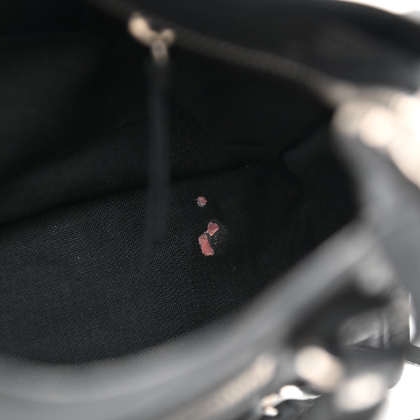 Matte Goatskin Rubber Covered Classic Hardware Mini City Black