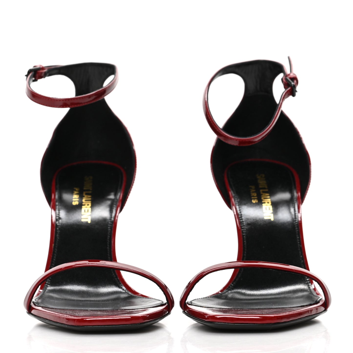 Patent Calfskin Opyum 110 Sandals 36 Red