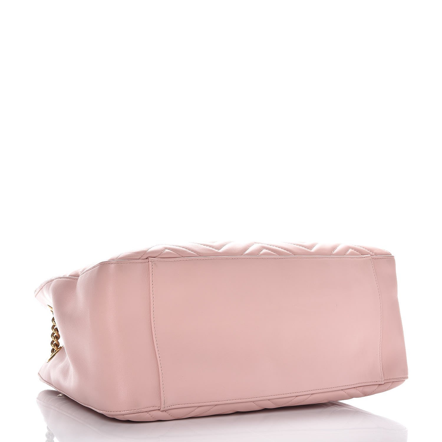 Gucci Calfskin Matelasse Medium GG Marmont Shoulder Tote Bag Perfect Pink 4 of 9