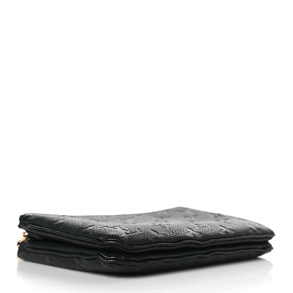 Louis Vuitton Empreinte Double Zip Pochette Black 4 of 10