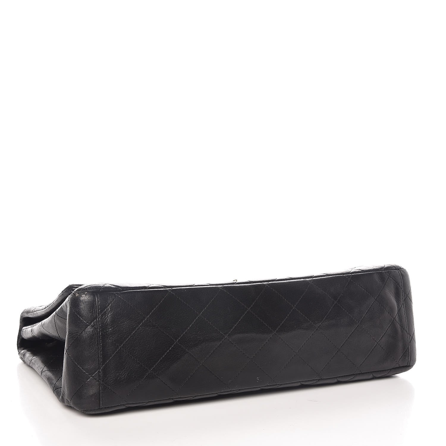 Chanel Lambskin Quilted Maxi Single Flap Black 4 of 13