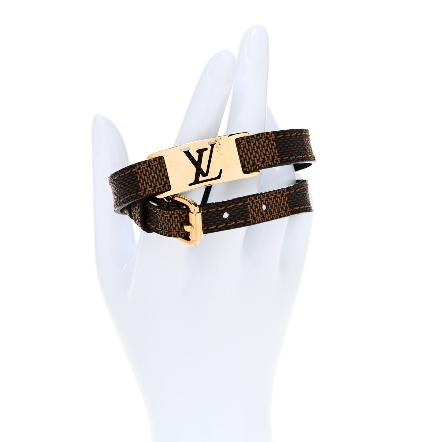 Damier Ebene Sign It Bracelet