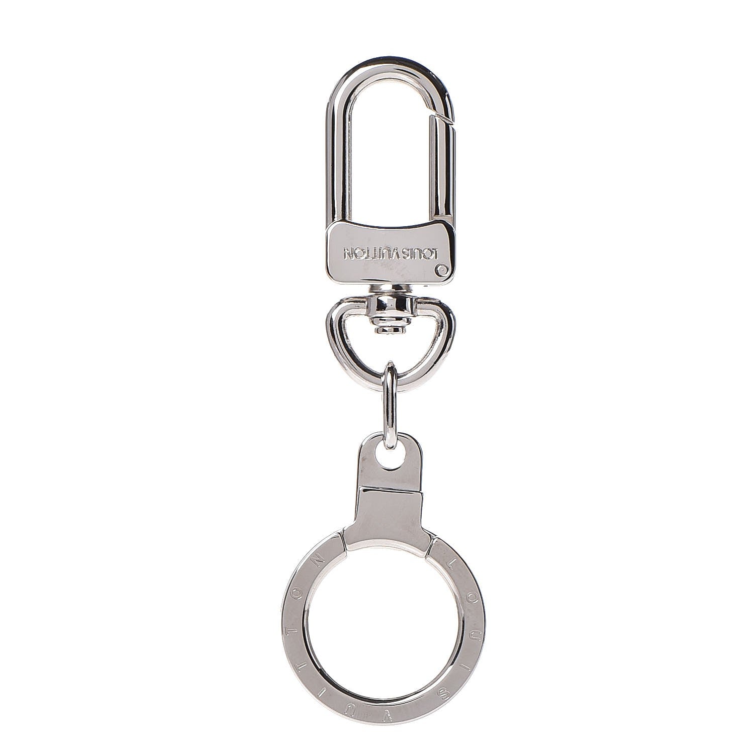 Louis Vuitton Pochette Extender Key Ring Silver 1 of 3