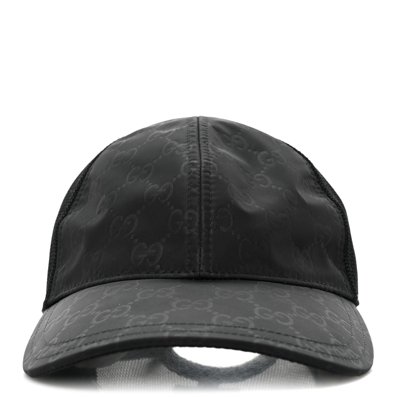 Gucci Nylon Monogram Baseball Hat L Black 3 of 9