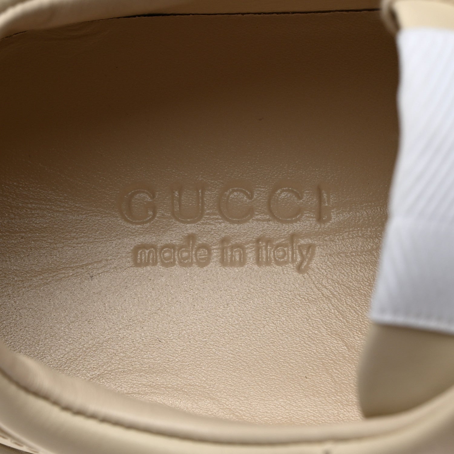 Gucci Calfskin GG Apple Womens Rhyton Sneakers 36 Ivory 6 of 9
