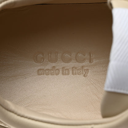 Gucci Calfskin GG Apple Womens Rhyton Sneakers 36 Ivory 6 of 9