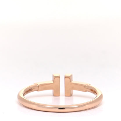 Tiffany 18K Rose Gold T Wire Ring 59 8.75 3 of 5
