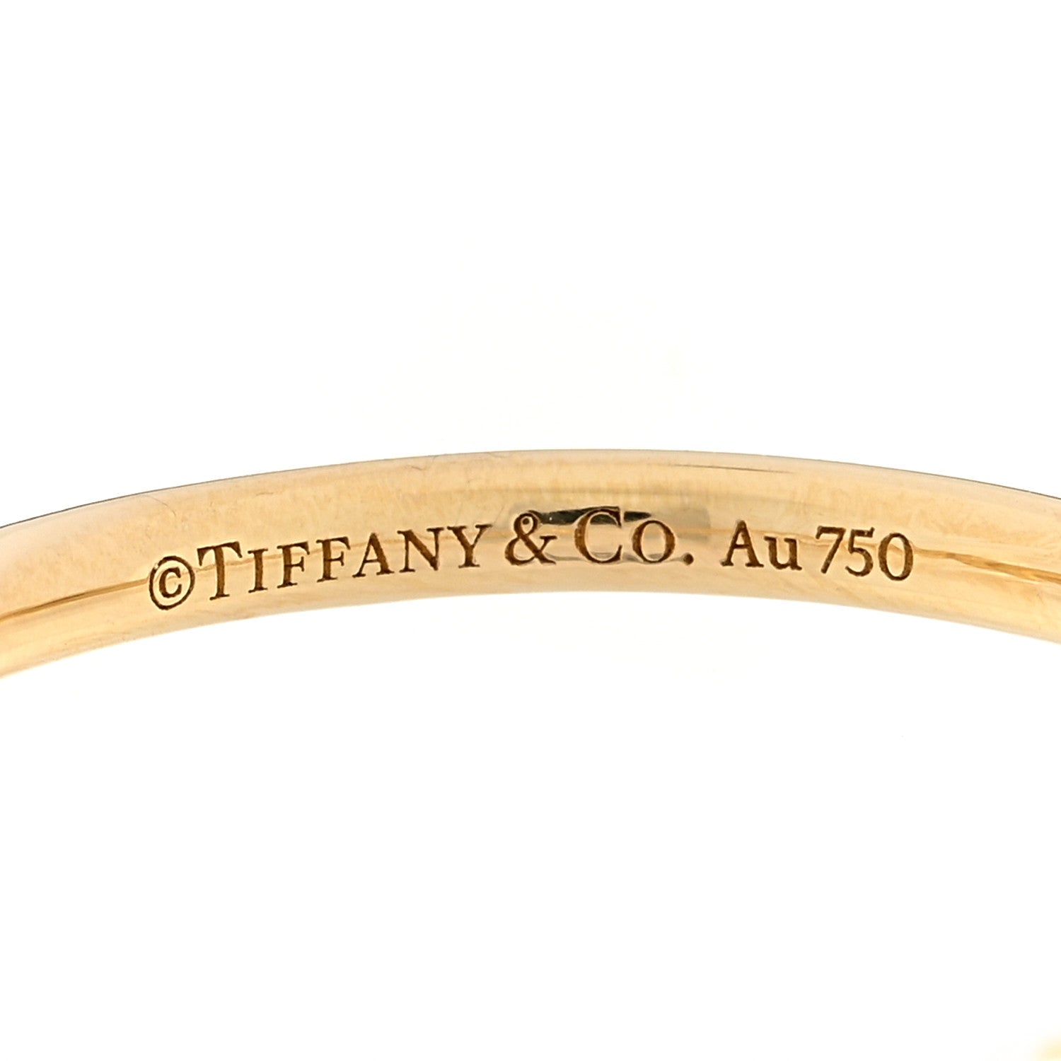 Tiffany 18K Yellow Gold Knot Ring 54 7 4 of 5