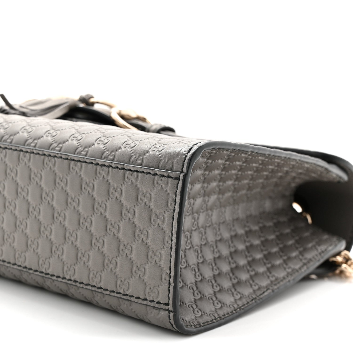 Gucci Soft Microguccissima Medium Emily Chain Shoulder Bag Loess 10 of 10