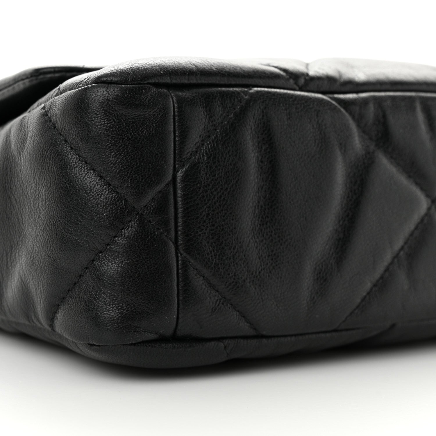 Chanel Goatskin Quilted Medium Chanel 19 Flap Black 9 of 10