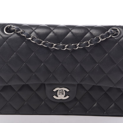 Chanel Lambskin Quilted Medium Double Flap Black 14 of 14