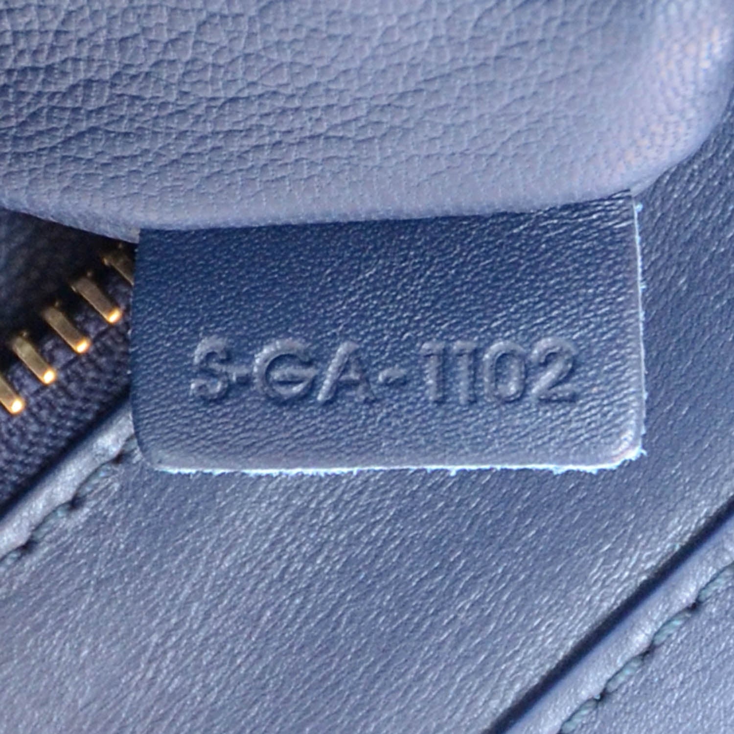 Celine Smooth Calfskin Mini Luggage Deepsea 5 of 8