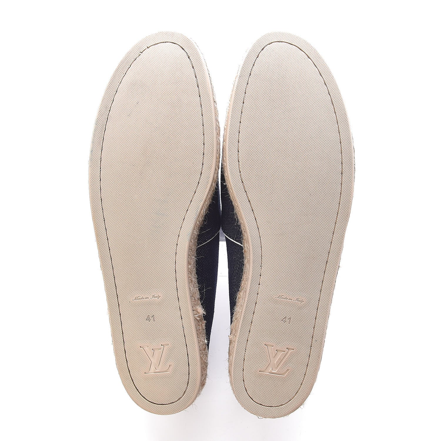 Louis Vuitton Canvas Postcard Espadrille Flats 41 5 of 13